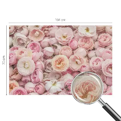 Fotobehang zelfklevend met een patroon van prachtige bloemen