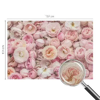 Fotobehang zelfklevend met een patroon van prachtige bloemen