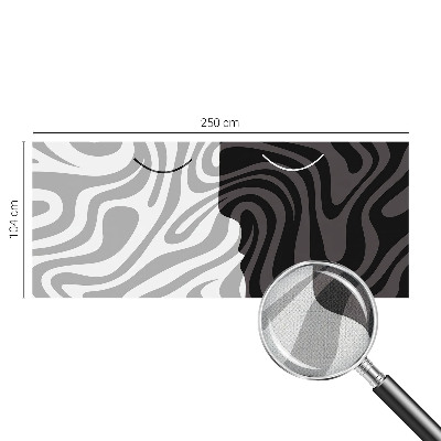 3D fotobehang Abstracte gezichten