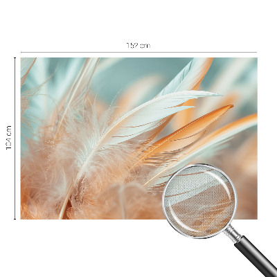 Fotobehang voor kinderkamer Fijne veren