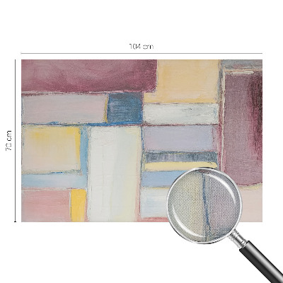 Fotobehang tienerkamer met een patroon van geometrische vormen