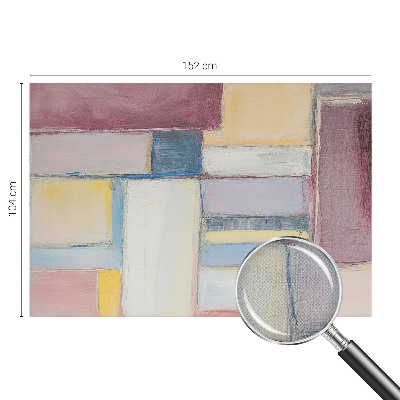 Fotobehang tienerkamer met een patroon van geometrische vormen