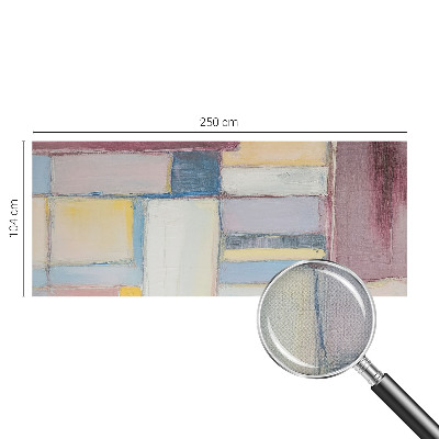 Fotobehang tienerkamer met een patroon van geometrische vormen