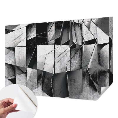 Zelfklevend fotobehang met een geometrisch abstract motief