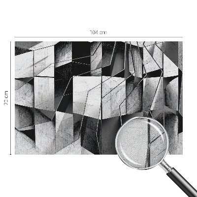 Zelfklevend fotobehang met een geometrisch abstract motief