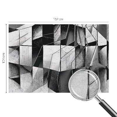 Zelfklevend fotobehang met een geometrisch abstract motief