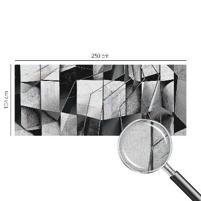 Zelfklevend fotobehang met een geometrisch abstract motief