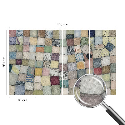 Zelfklevende behangsticker Kleurrijk mozaïek