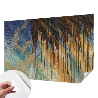Zelfklevend fotobehang op maat met een abstracte compositie