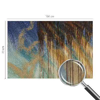 Zelfklevend fotobehang op maat met een abstracte compositie