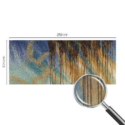 Zelfklevend fotobehang op maat met een abstracte compositie