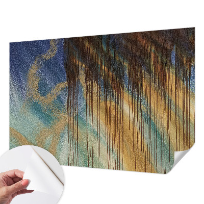 Zelfklevend fotobehang op maat met een abstracte compositie