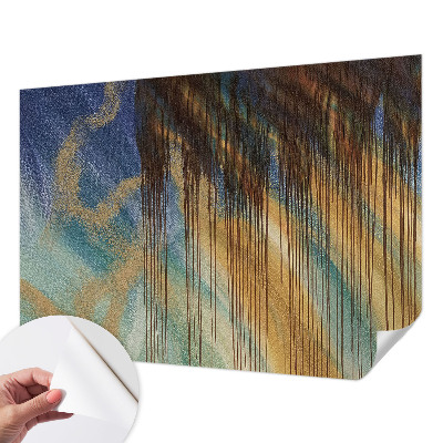 Zelfklevend fotobehang op maat met een abstracte compositie