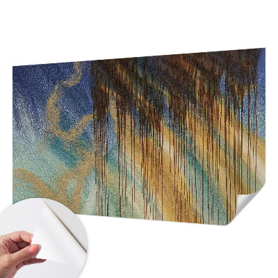 Zelfklevend fotobehang op maat met een abstracte compositie