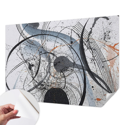 Foto behang voor de kinderkamer Expressieve abstractie