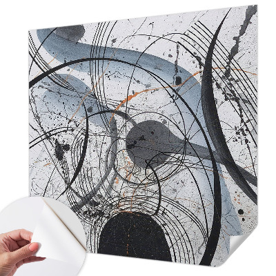 Foto behang voor de kinderkamer Expressieve abstractie