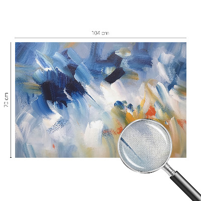 Fotobehang babykamer Kleurrijke penseelstreken