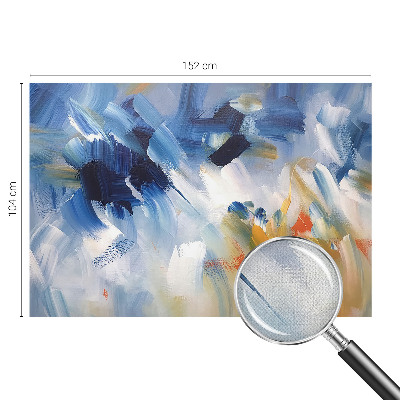 Fotobehang babykamer Kleurrijke penseelstreken