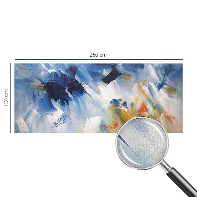 Fotobehang babykamer Kleurrijke penseelstreken