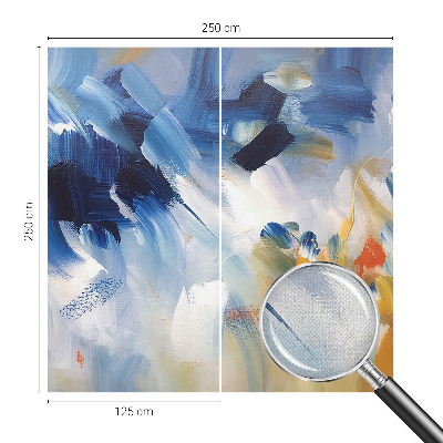 Fotobehang babykamer Kleurrijke penseelstreken