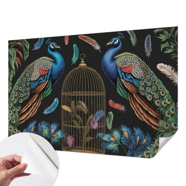 Fotobehang zelfklevend Exotische pauwen