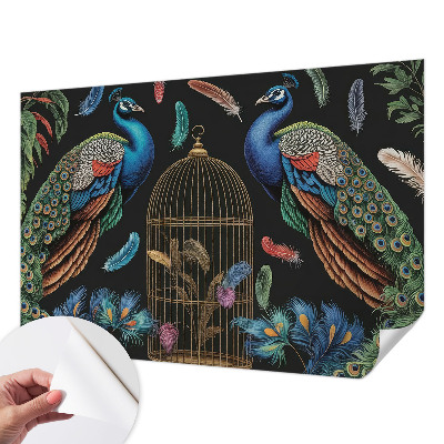 Fotobehang zelfklevend Exotische pauwen