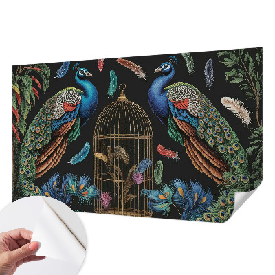 Fotobehang zelfklevend Exotische pauwen