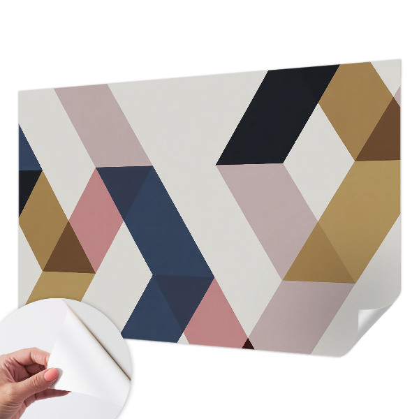 Zelfklevend fotobehang Kleurrijke rhomben