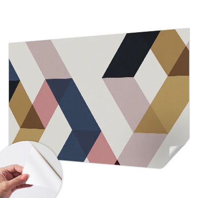 Zelfklevend fotobehang Kleurrijke rhomben