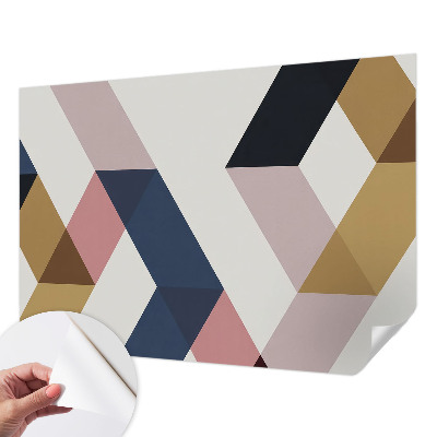 Zelfklevend fotobehang Kleurrijke rhomben