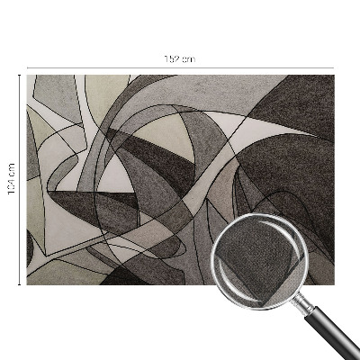 Zelfklevend fotobehang op maat met geometrische abstractie als ontwerp