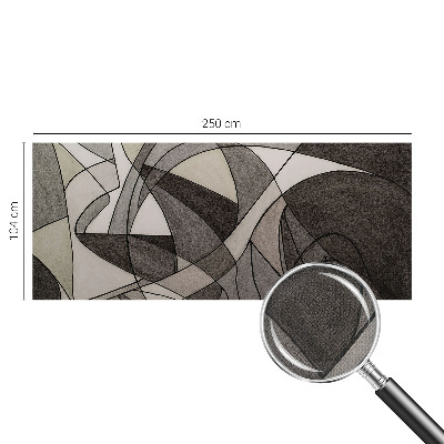 Zelfklevend fotobehang op maat met geometrische abstractie als ontwerp