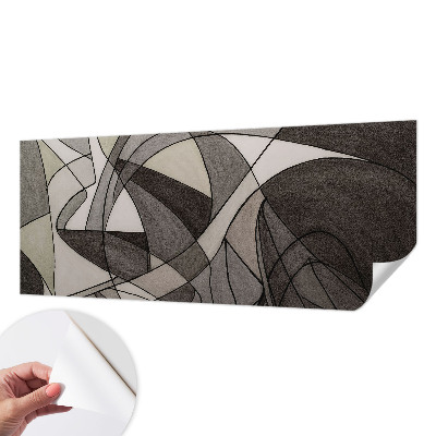 Zelfklevend fotobehang op maat met geometrische abstractie als ontwerp