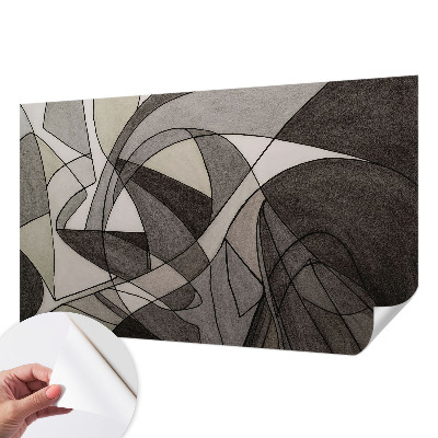 Zelfklevend fotobehang op maat met geometrische abstractie als ontwerp