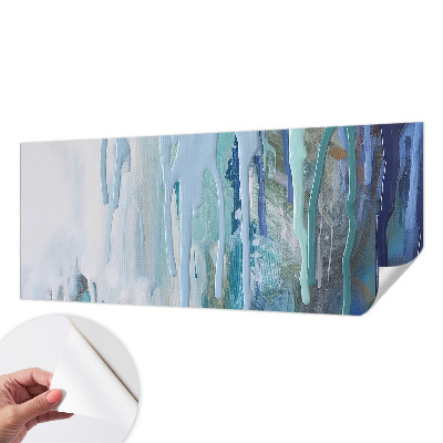 Zelfklevende behangsticker Blauwe watervallen