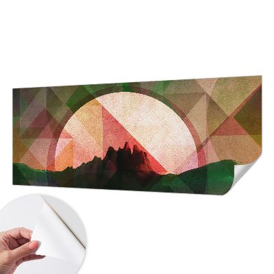 Foto behang voor de kinderkamer met een schilderachtig heuvellandschap