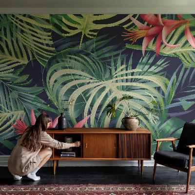 Fotobehang kinderkamer Exotische planten
