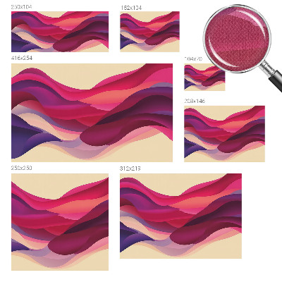 3D fotobehang Vloeibare golven