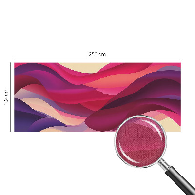 3D fotobehang met een patroon van vloeibare golven