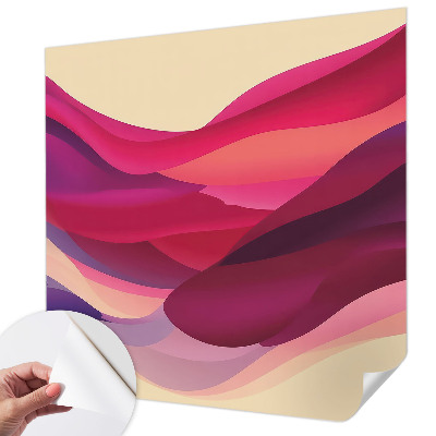 3D fotobehang Vloeibare golven