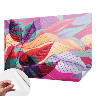 Fotobehang voor de kinderkamer Abstracte bladeren