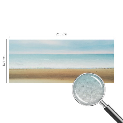Fotobehang tienerkamer met een kustlandschap