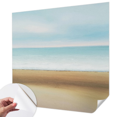 Fotobehang tienerkamer met een kustlandschap