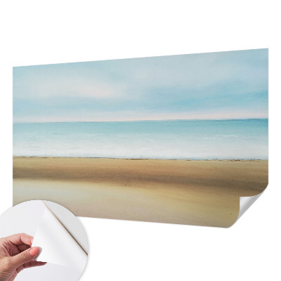 Fotobehang tienerkamer met een kustlandschap