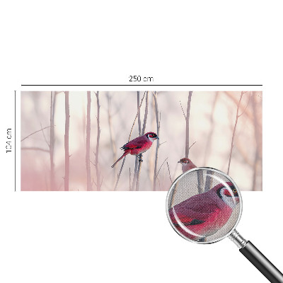 Fotobehang babykamer Vogelpaar