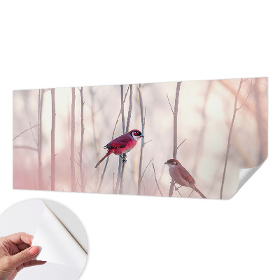 Fotobehang babykamer Vogelpaar
