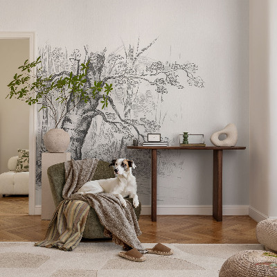 Zelfklevend fotobehang Bosboom