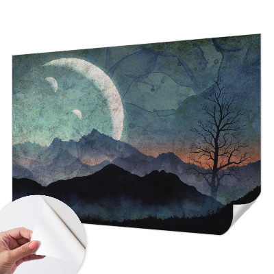 Fotobehang voor de kinderkamer Nachtlandschap