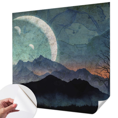Fotobehang voor de kinderkamer Nachtlandschap