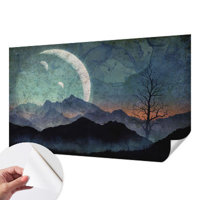 Fotobehang voor de kinderkamer Nachtlandschap
